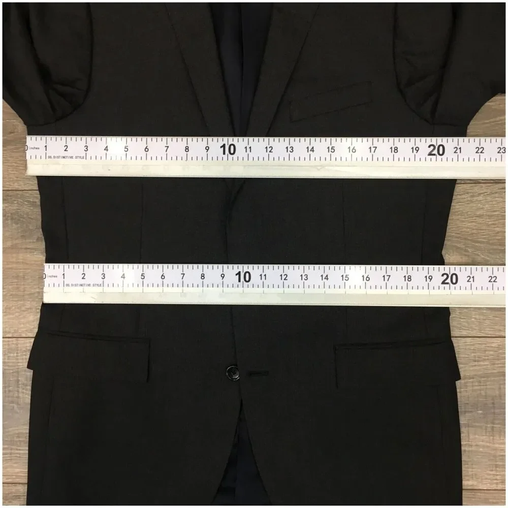 J CREW LUDLOW Mens Blazer Sport Coat Two Button Casual Jacket Size 42L Wool Suit